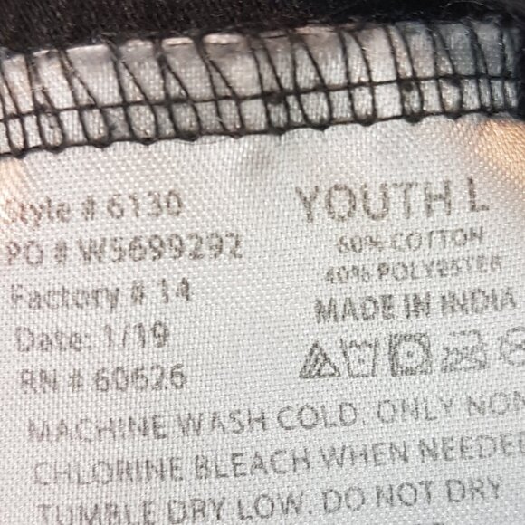 JOHN DEERE Tee Shirt Youth Large Y/L Unisex 3/4 raglan sleeve camo farm country - Picture 5 of 12